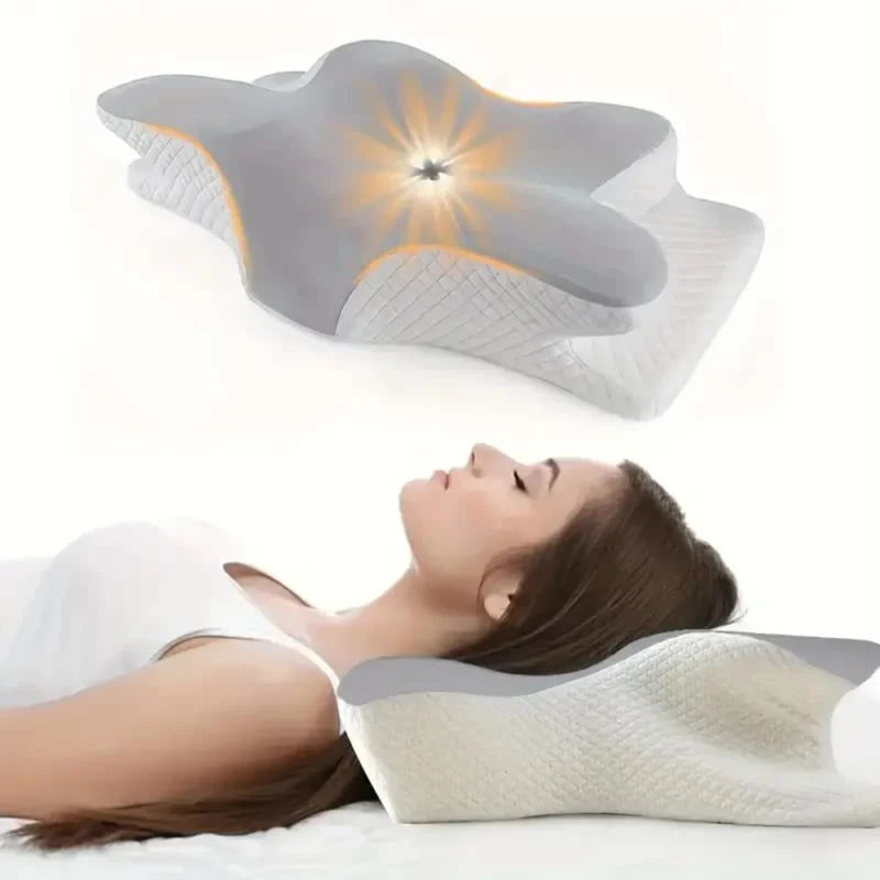 Butterfly Cervical Memory Foam Pillow for Neck Pain