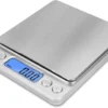 Silver kitchen scale