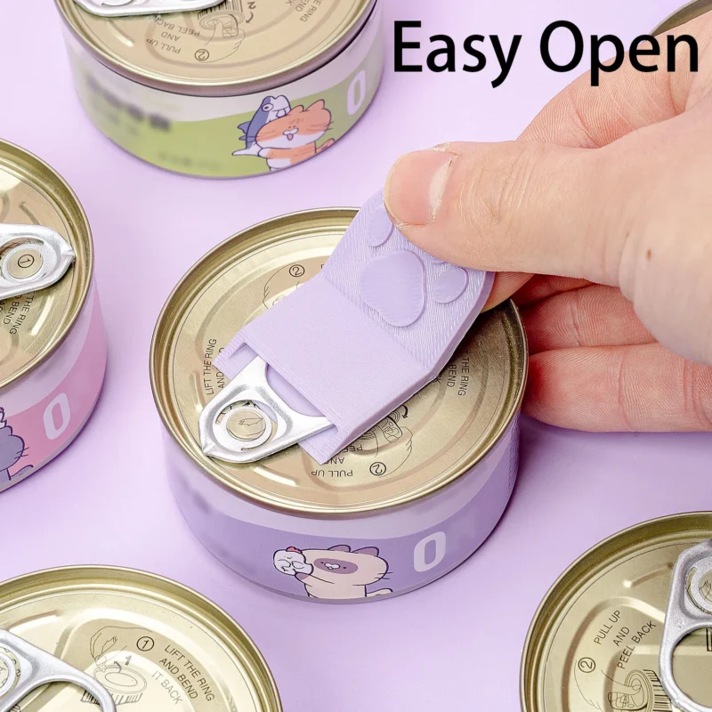 Cat Paw Ring Pull Can Opener – Nail-Safe Pet Food Tool