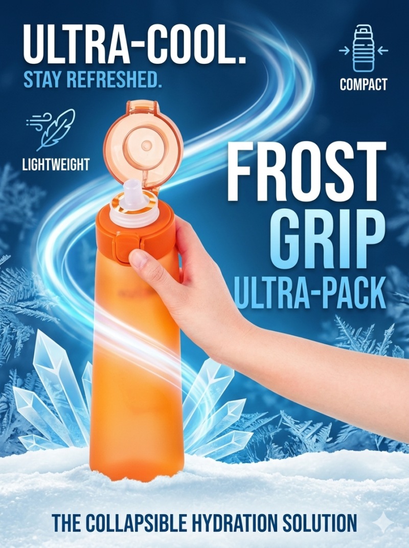 Flavored Water Bottle 650ml with 7 Fruit Fragrance Pods