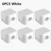 6PCS White