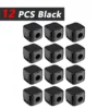 12PCS Black