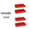 Red 4pcs